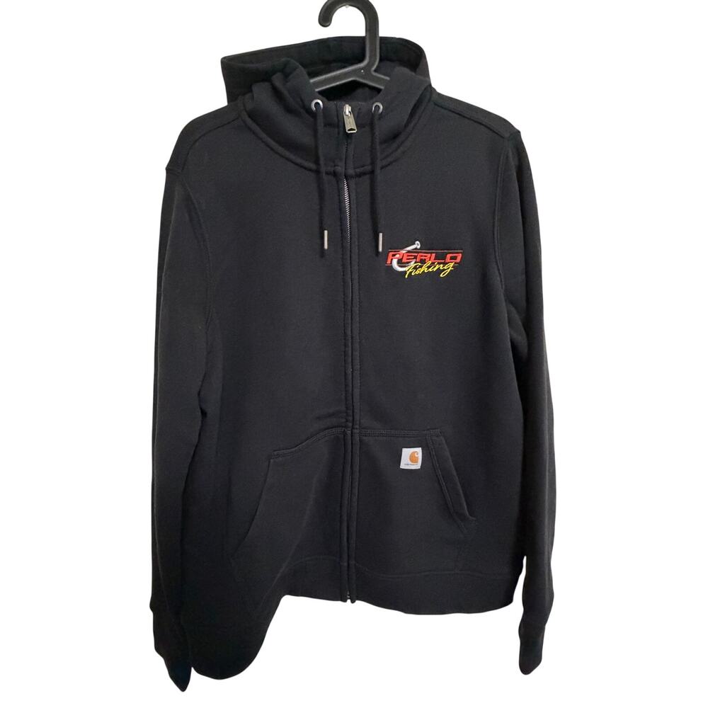 Perlo Fishing Carhartt Full Zip Hoodie Womens Size L